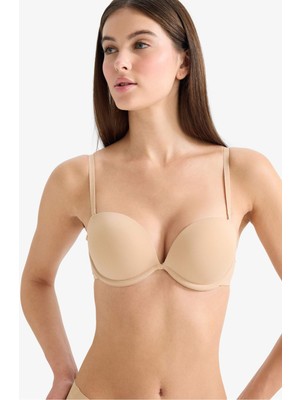 DeFacto Micro Kaplı Yarım Dolgulu Balenli Straplez SÜTYEN T8481AZ26SP