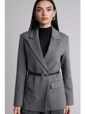 DeFacto Kemerli Blazer Ceket G8594AX26SP