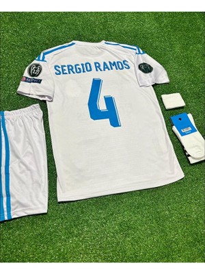 2018 Kiev Şampiyonlar Ligi Finali Sergio Ramos Çocuk Forması 4'lü Set