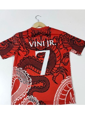 Vini Jr. 2023/24 Yeni Sezon Özel Konsept Forması (Red)