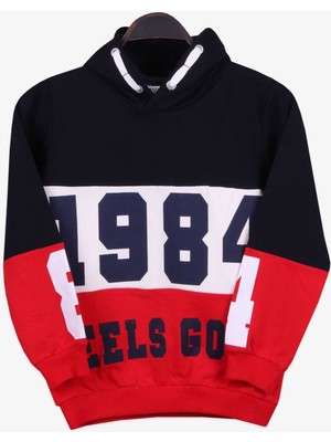Breeze Erkek Çocuk Sweatshirt Baskılı 8-14 Yaş, Lacivert