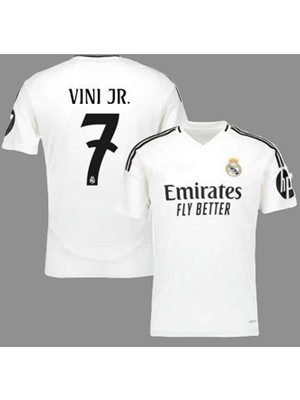 Vinicius Jr. 2024-25 Yeni Sezonu Real Madrid Yetişkin Iç Saha Forması