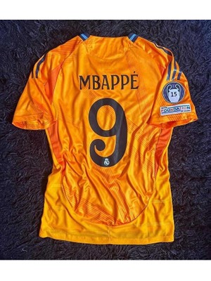 R.e.a.l M.a.d.r.i.d 2024/25 Sezonu Kylian Mbappe Deplasman Forması (Orange)
