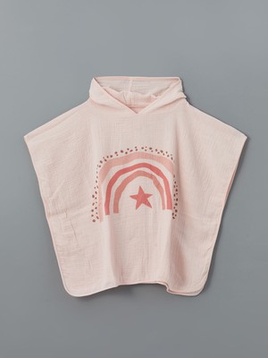 Lc Waikiki Yeni Sezon Baskılı Kız Çocuk Panço Havlu