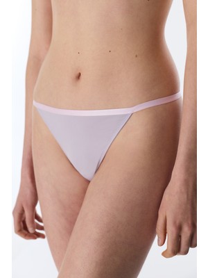 Penti Lila Micro Lace Dantel Brazilian Külot