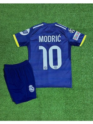 Real Madrid 2025/26  Yeni Sezon Şampiyonlar Ligi Luka Modric Alternatif Çocuk Forması