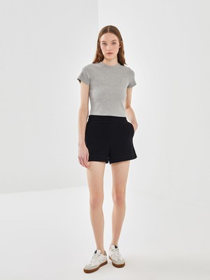 Lc Waikiki Yeni Sezon Beli Lastikli Kadın Şort