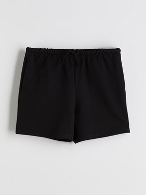 Lc Waikiki Yeni Sezon Basic Beli Lastikli Kız Çocuk Şort