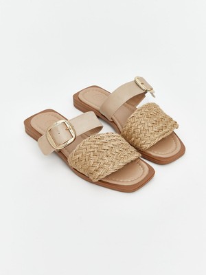 Lc Waikiki Yeni Sezon Çift Bantlı Kadın Terlik