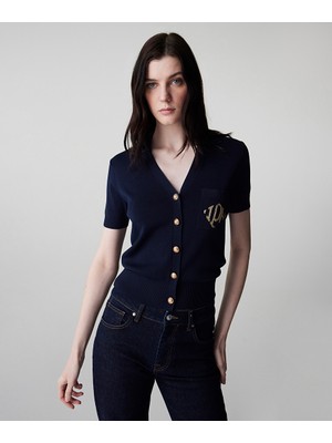 İpekyol Monogram nakışlı triko IS1260050079015