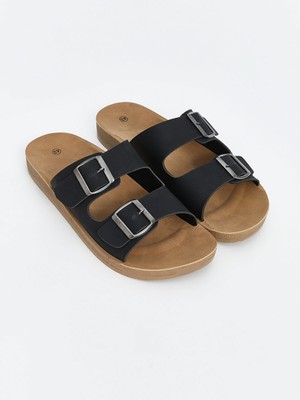 Lc Waikiki Yeni Sezon Çift Bantlı Erkek Terlik