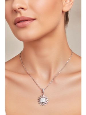 BB Bi Butik Shop Solaris Aura Işıltılı Güneş Kolyesi