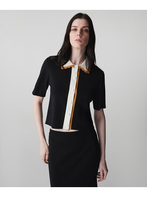 İpekyol Kontrast Yaka Colorblock Triko IS1260050039001