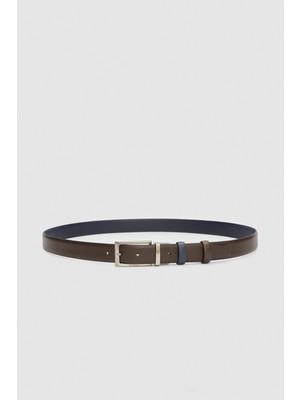 D'S Damat Ds Damat Kahverengi Çift Taraflı Kemer 5HF1017ORT549