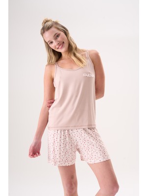 Evia Etoile Bambu Askılı Kadın Şort Takım 26302