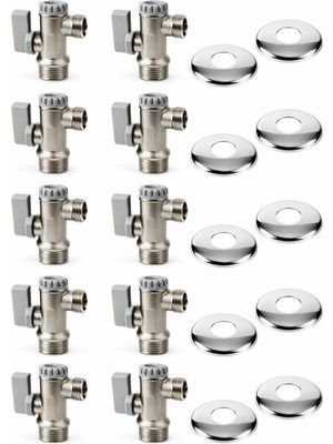 Musluq 10'lu Filtreli Taharet Musluğu Pirinç Gövde Döküm Ara Filtreli Musluk Döküm Pirinç