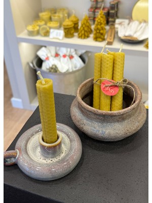 Ruhen Aromatherapy Balmumu Kısa Şamdan Mum