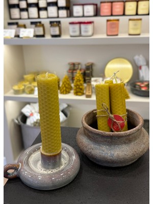 Ruhen Aromatherapy Balmumu Kalın Şamdan Mum