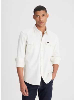 Lee Regular Fit Bej Erkek Gömlek ML241514614 Bej Gömlek
