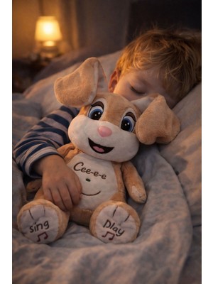 Nasyonel Toys Ce Ee Uyku Arkadaşım Peluş Kulakları Hareketli Oyuncu Tavşan Arkadaşım Nasyonel