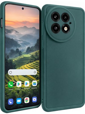 Vissona Oneplus 13 Uyumlu Kamera Çıkıntılı Mat Silikon Telefon Kılıfı