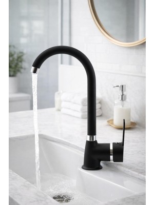 Cambridge Mix Aç Kapa Kısa Banyo Lavabo Bataryası