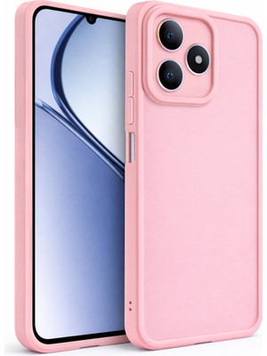 Vissona Realme C63 Uyumlu Kamera Çıkıntılı Mat Silikon Telefon Kılıfı