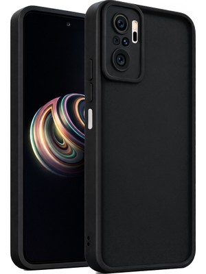 Vissona Mi Redmi Note 10 - Redmi Note 10S- Redmi Note 11 Se Uyumlu Kamera Çıkıntılı Mat Silikon Telefon Kılıfı