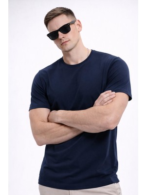 Freemen Erkek/unisex Bisiklet Yaka Basic Tişört %100 Pamuk - 371 T