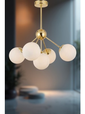 Ronisu Aydınlatma Axiva Sarkıt Avize – 4 Farklı Renk Seçenekli Modern Tasarım Avize