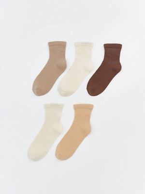 Lc Waikiki Yeni Sezon Basic Kız Çocuk Soket Çorap 5'li