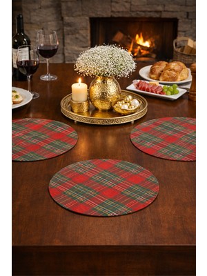 BRANDSMITHS Ekoseli Amerikan Servis(2'li)