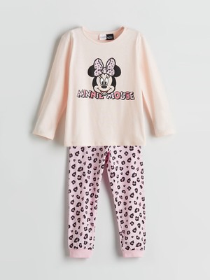 Lc Waikiki Yeni Sezon Minnie Mouse Baskılı Kız Çocuk Pijama Takım
