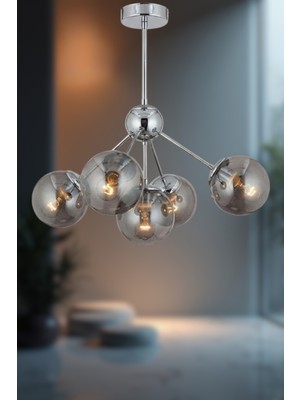 Ronisu Aydınlatma Axiva Sarkıt Avize – 4 Farklı Renk Seçenekli Modern Tasarım Avize