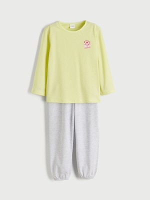 Lc Waikiki Yeni Sezon Bisiklet Yaka Kız Çocuk Pijama Takımı