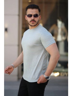 Çamaşır Kenti Erkek Mini Jakarlı Kısa Kollu Tshirt