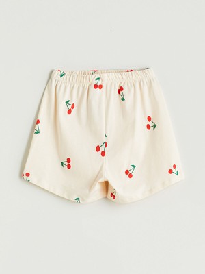 Lc Waikiki Yeni Sezon Beli Lastikli Kız Çocuk Pijama Şort