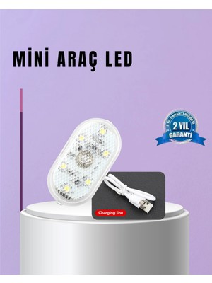 MiraLive Araç Içi ve Ev Kullanımı Için 7 Renkli Dekoratif LED Lamba