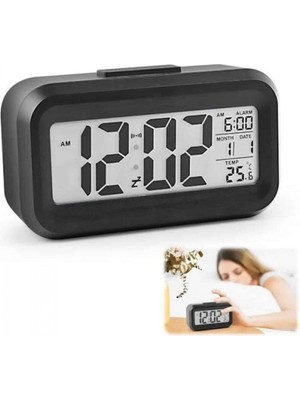 MiraLive Dijital Işıklı Alarmlı Çalışma Masası Ekran Pilli Çalar Saat