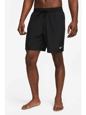 Nike Dri Fit From 7" Unlined Versatile Mens Short Erkek Cepli Antreman Şortu Siyah