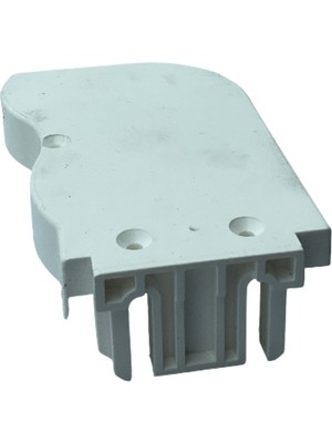 MorPerde Kapalı Kasa Perde Kare Tıpalı Çiftli Mekanizma Beyaz Sol Kapak