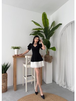 Adisia Safe Kalp Detaylı Elbise