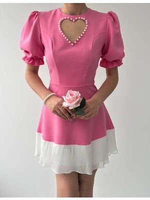 Adisia Safe Kalp Detaylı Elbise