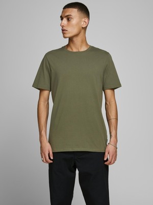 Jack & Jones Bisiklet Yaka Basic Tişört-Organic