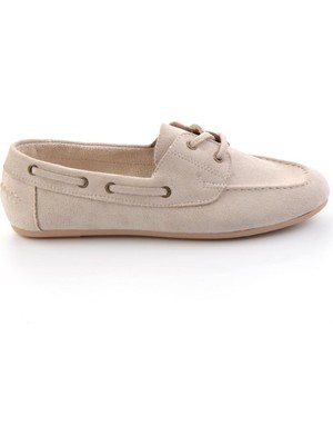 Bambi Bej  Kadın Loafer Ayakkabı K01688012172