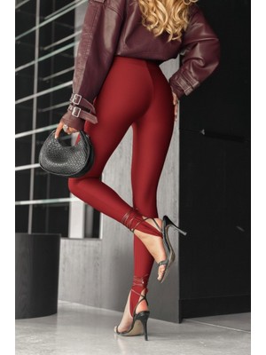 Adisia Kadın Yüksek Bel Topuk Altından Geçmeli Dalgıç Tayt