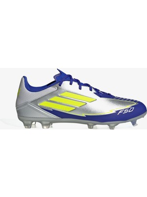 adidas F50 League Messi Erkek Gri Çim Saha Kramponu.-