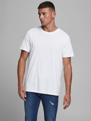 Jack & Jones Bisiklet Yaka Basic Tişört-Organic