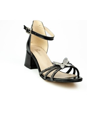 Minican 500 Siyah Kız Çocuk Abiye Ayakkabı