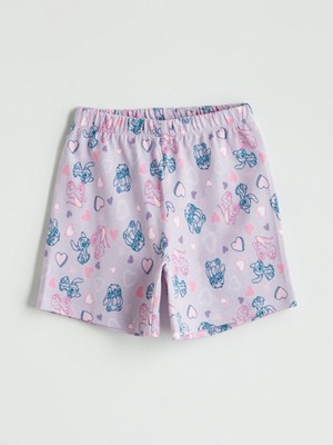 Lc Waikiki Yeni Sezon Stitch & Angel Baskılı Kız Çocuk Pijama Alt